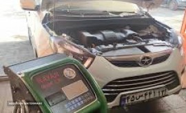 شستشوی رادیاتور بخاری در خیابان ارتش