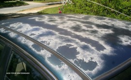 ترمیم آفتاب سوختگی بدنه ماشین