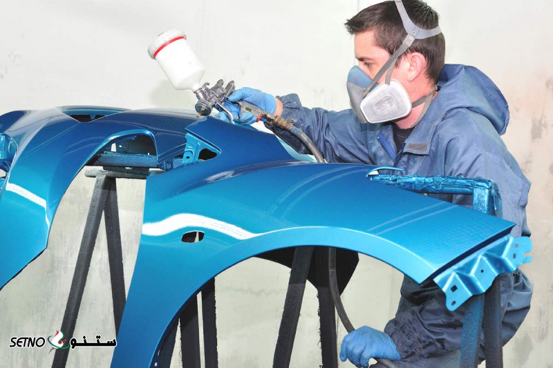 نقاشی رنگ کوره ای خودرو _ مجتمع صافکاری لمس