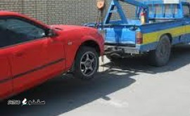 یدک کش خودرو در خیابان آتشگاه اصفهان