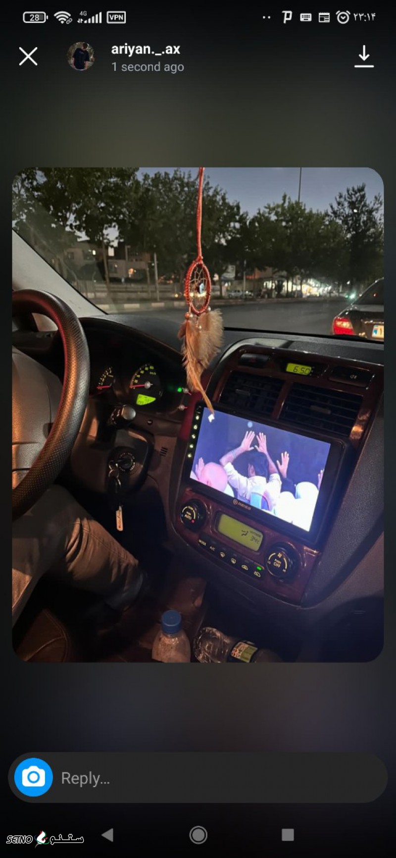 نصب مانیتور اندروید و دوربین دنده عقب کیا اسپورتیج 2008