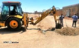 هزینه اجاره بیل مکانیکی چرخ لاستیکی همراه چکش / اصفهان