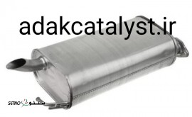 قیمت / فروش منبع اگزوز عقب تیبا 2 هاچبک درجه یک فولاد خراسان / اصفهان