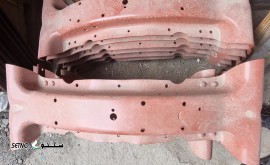 پلی وسط شاسی بنز ده چرخ با لچکی