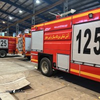 طراحی / نصب برچسب خودرو آتش نشانی / اصفهان