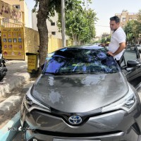 اجرای آنتی یووی ضد حرارتی آبی لاکچری جام جلو تویوتا CHR / اصفهان / خیابان فروغی