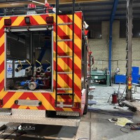 نصب شبرنگ خودرو آتش نشانی/ اصفهان