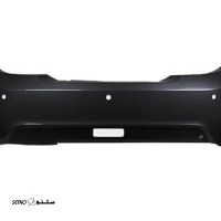 Dena-and-Dena-Plus-rear-bumper-black-ebony-9988-with-sensor-hole-and-metal-brackets-without-accessories-seal-of-Pars-Isaku