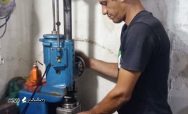 بوش زدن سیلندر موتور سیکلت چهار زمانه / خیابان پوریای ولی / اصفهان