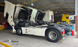 باز و بست چرخ تریلی سه محور اصفهان شاهپور جدید