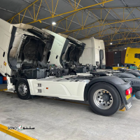 باز و بست چرخ تریلی سه محور اصفهان شاهپور جدید