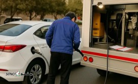 سوخت رسانی سیار در محدوده کاشان