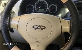 چرم دوزی دور فرمان لیفان در اصفهان