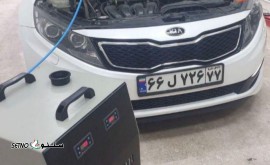 کربن زدایی خودرو در خیابان بهارستان غربی